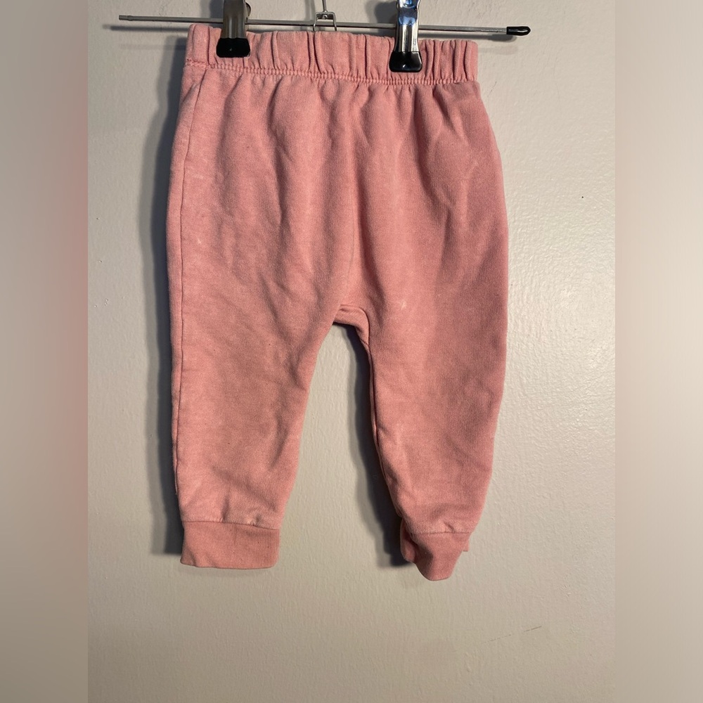 Item 89 Cat & Jack Girls' Pink Fleece Jogger Pants - Soft Everyday Bottoms